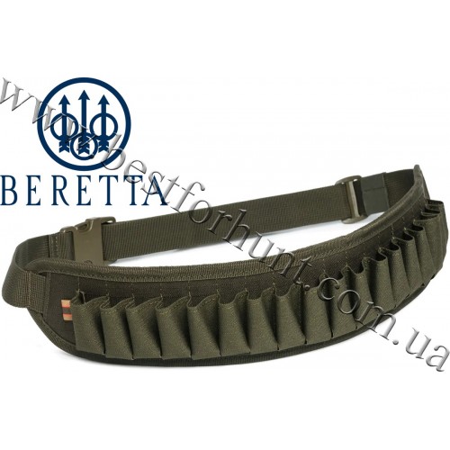 Beretta® GameKeeper EVO Cartridge Belt 12ga CA261 Moss & Brown Bark