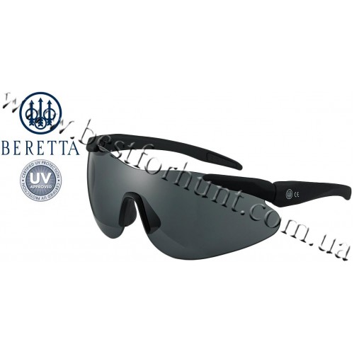 Beretta® Performance Soft Touch Plastic Frame Shooting Shields OCA1 Black