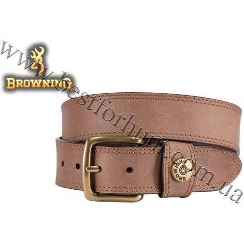 Browning® Leather Slug Belt Brown