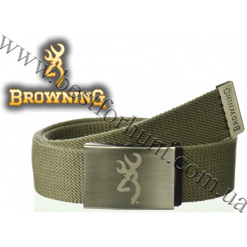 Browning® Military Style Web Belt Olive