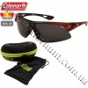 Coleman® TR90 Sport™ Polarized Sunglasses Black & Burgundy Frame Smoke Lens CC2 6501-C1