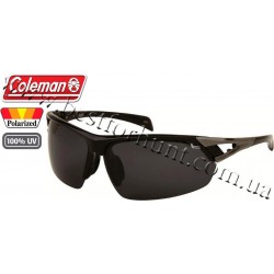 Coleman® TR90 Sport™ Polarized Sunglasses Black Frame Smoke Lens CC2 6502-C1