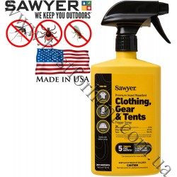 Репелент від комарів та кліщів Sawyer® Premium Odorless Permethrin Insect Repellent A Treatment for Clothing Gear and Tents Trigger Spray