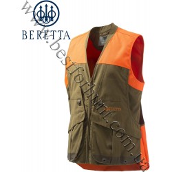 Beretta® Retriever Field Vest GU563 Tobacco and Blaze Orange