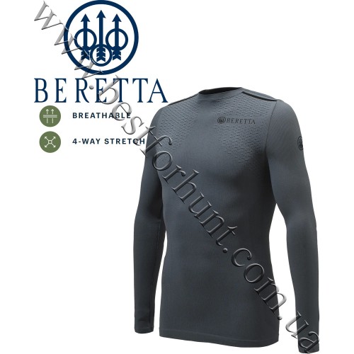 Beretta® Flash Seamless Underwear Long Sleeve IM191 Ebony