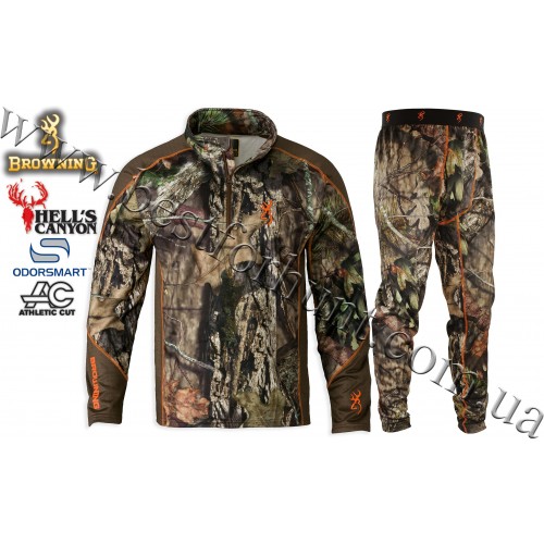 Browning® Hell's Canyon™ Midweight Base Layer Hunting Set Mossy Oak® Break-Up® COUNTRY™
