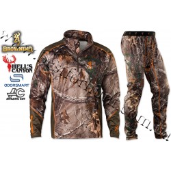 Browning® Hell's Canyon™ Midweight Base Layer Hunting Set Realtree Xtra®