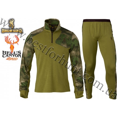 Browning® Hell's Canyon™ Speed MHS Hunting Base Layer Set A-TACS FG Camo™