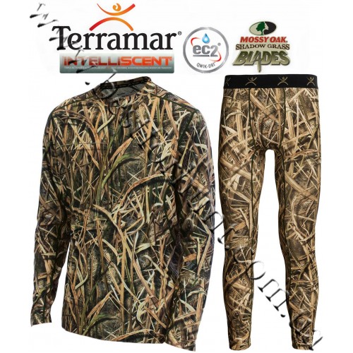 Terramar® 2.0 Stalker INTELLISCENT™ Midweight Base Layer Set Mossy Oak® Shadow Grass® Blades™