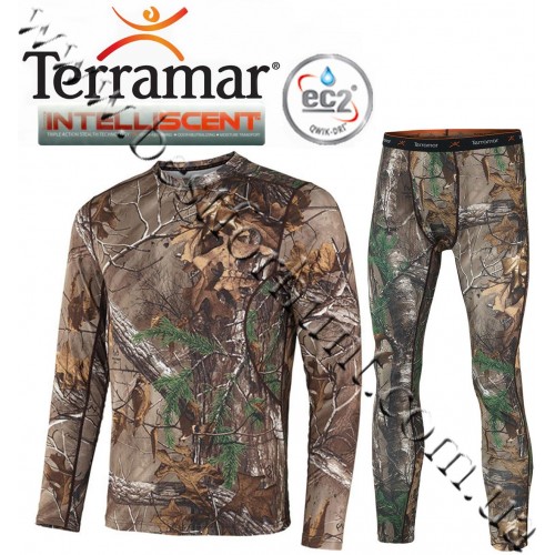 Terramar® 2.0 Stalker INTELLISCENT™ Midweight Base Layer Set Realtree Xtra®