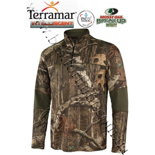 Terramar 3.0 Stalker INTELLISCENT™ Tracker Zip Neck Pullover Mossy Oak® Break-Up® Infinity™
