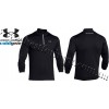 Under Armour® ColdGear® Zip Neck Long Sleeve Shirt Black