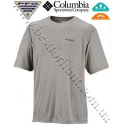 Columbia® PFG Terminal Tackle™ Short Sleeve UPF 50 T-Shirt Cool Grey Bass