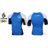 Volcom® Colorblock Short Sleeve Rashguard Blue