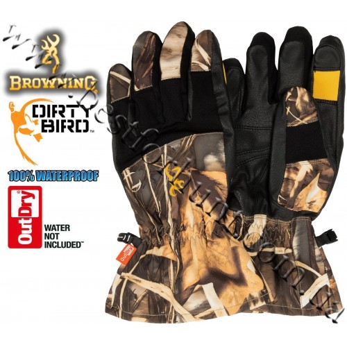 Browning® Dirty Bird™ OutDry® Waterproof Gunners Gloves Realtree MAX-4®