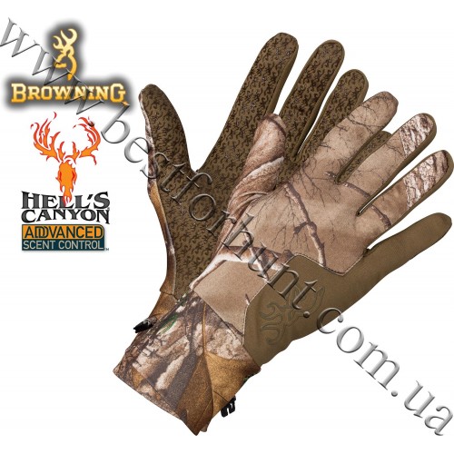 Browning® Hell's Canyon™ Riser Liner Glove Realtree Xtra®