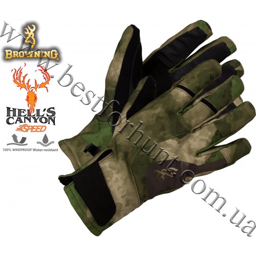 Browning® Hell's Canyon™ Speed Hellfire Glove A-TACS FG Camo™