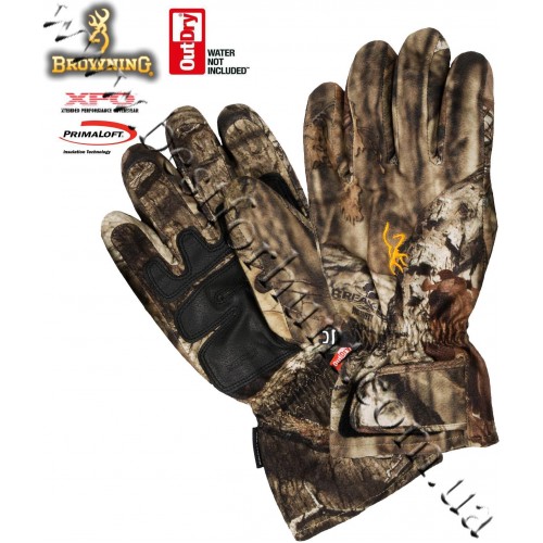 Browning® XPO™ Big Game OutDry® Waterproof Insulated Gloves Mossy Oak® Break-Up® Infinity™