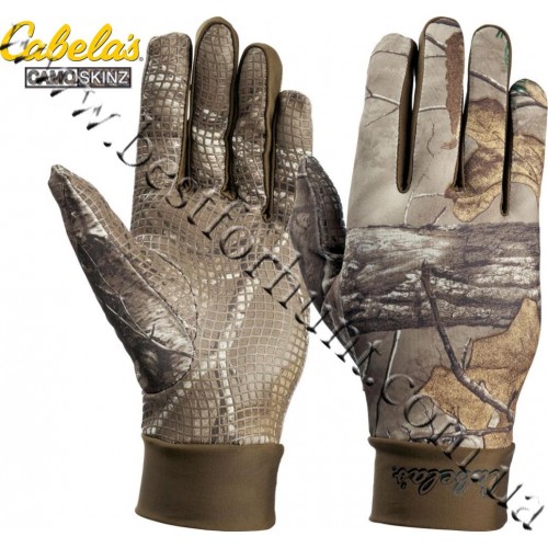 Cabela's Camoskinz™ II Unlined Gripper-Dot Gloves Realtree Xtra®