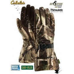 Cabela's Dry-Plus® Revolution™ Fleece Xtreme Gauntlet Gloves Realtree AP®