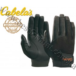 Cabela's Mesh-Back Shooting Gloves Black