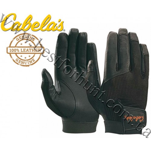 Cabela's Mesh-Back Shooting Gloves Black