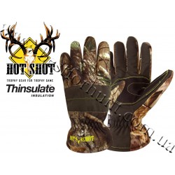 Jacob Ash Hot Shot Brushed Tricot Waterproof Insulated Hunting Gloves Realtree AP®