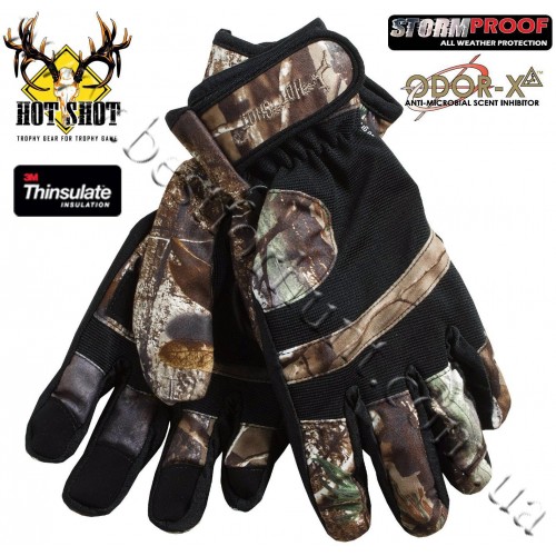 Jacob Ash Hot Shot Rattler Brushed Tricot Hunting Insulated Gloves