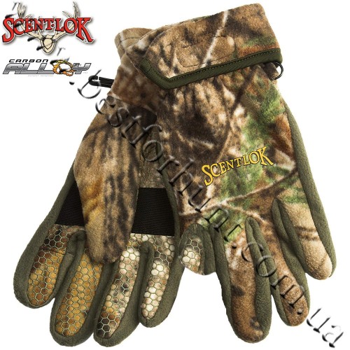 Scent-Lok® Timberfleece Carbon Alloy Release Gloves Realtree AP®