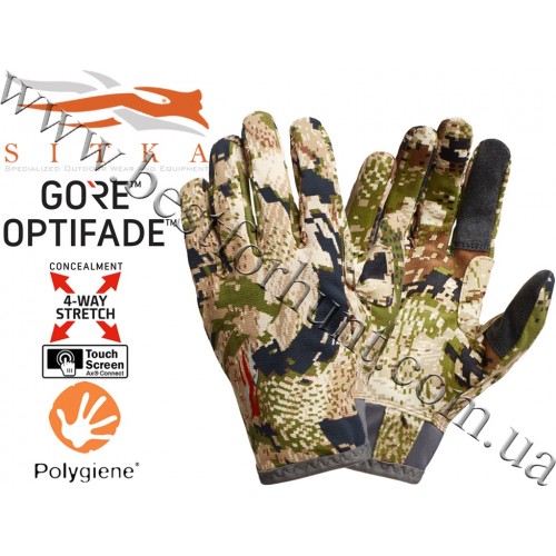 Sitka™ Gear Ascent Glove 90171-SA GORE™ OPTIFADE™ Concealment Subalpine