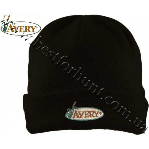 Avery Outdoors® Double Fleece Skull Cap Black