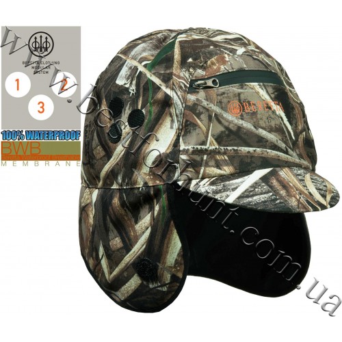 Beretta® Waterfowler Padded Hat Realtree MAX-5®