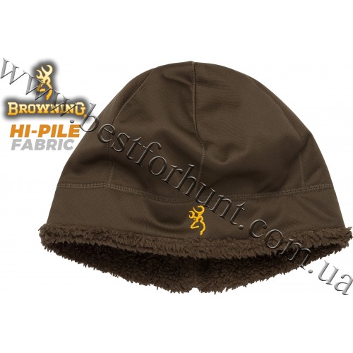 Browning® Big Game High Pile Beanie 30866898 Major Brown
