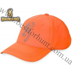 Кепка для полювання Browning® Hi-Viz Embroidered Buckmark Cap 308461591 Blaze Orange