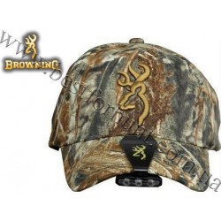 Browning® Night Seeker™ Cap Light and Camo Cap Combo Mossy Oak® Duck Blind®