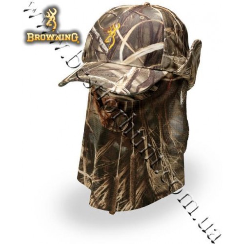 Browning® Quik Camo™ Face Mask Cap Realtree MAX-4®