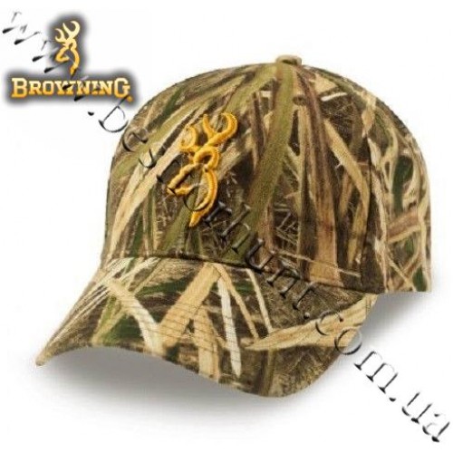 Browning® Rimfire 3D Buckmark Logo Cap Mossy Oak® Shadow Grass® Blades™