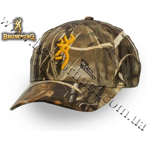 Browning® Rimfire 3D Buckmark Logo Cap Realtree MAX-4®