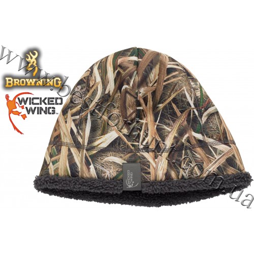 Browning® Wicked Wing™ High Pile Beanie Mossy Oak® Shadow Grass® Blades™