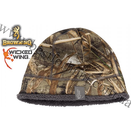 Browning® Wicked Wing™ High Pile Beanie Realtree MAX-5®