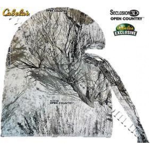 Cabela's Lightweight Coverup Facemask Seclusion 3D® Open Country® Winter