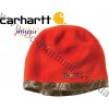 Carhartt® Force® Swifton Fleece Camo Reversible Hat Realtree Xtra®-Blaze Orange