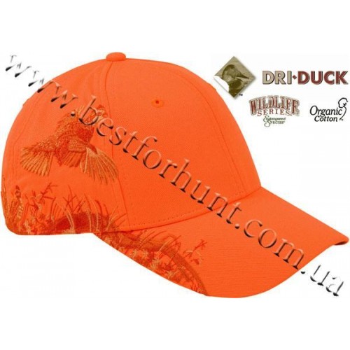 Dri Duck® Wildlife Series™ Blaze Orange Quail Ball Cap