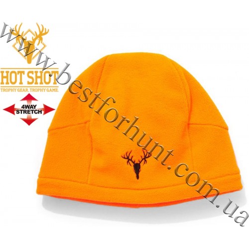 HOT SHOT® Gear Bruin 4-Way Stretch Fleece Beanie Blaze Orange