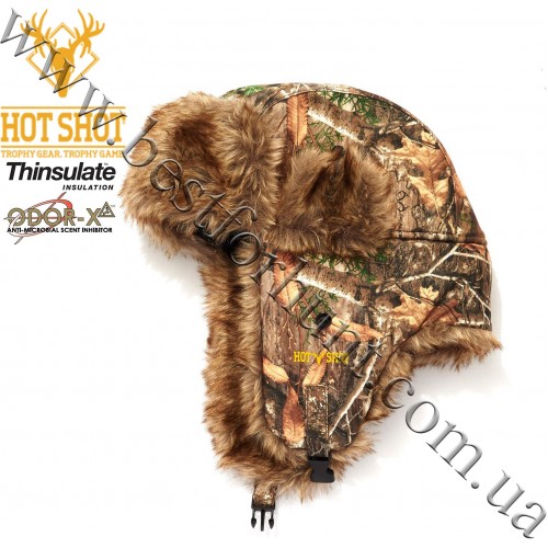 HOT SHOT® Gear Sabre Brushed Tricot Trapper Insulated Hat Realtree Edge™