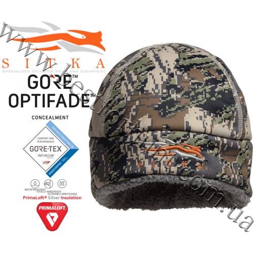 Шапка для полювання Sitka™ Gear Jetstream Insulated WS Beanie 600284-OB GORE™ OPTIFADE™ Concealment Open Country