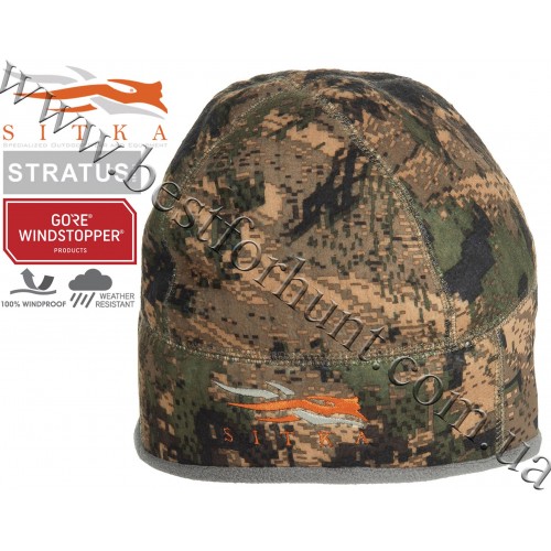 Sitka® Gear Stratus™ WS Beanie GORE™ OPTIFADE™ Concealment Ground Forest