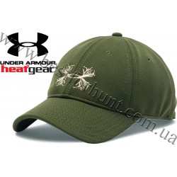 Under Armour® Antler Logo Adjustable Hunting Cap Greenhead