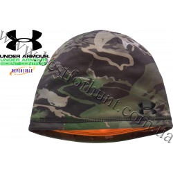 Under Armour® Reversible Fleece 2.0 Beanie Ridge Reaper Forest®-Blaze Orange