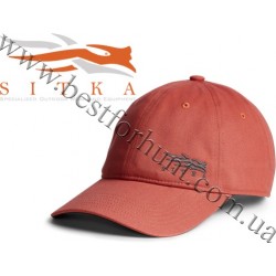 Sitka™ Gear Badge Icon Lo Pro Strapback Cap 20200 Rosewood